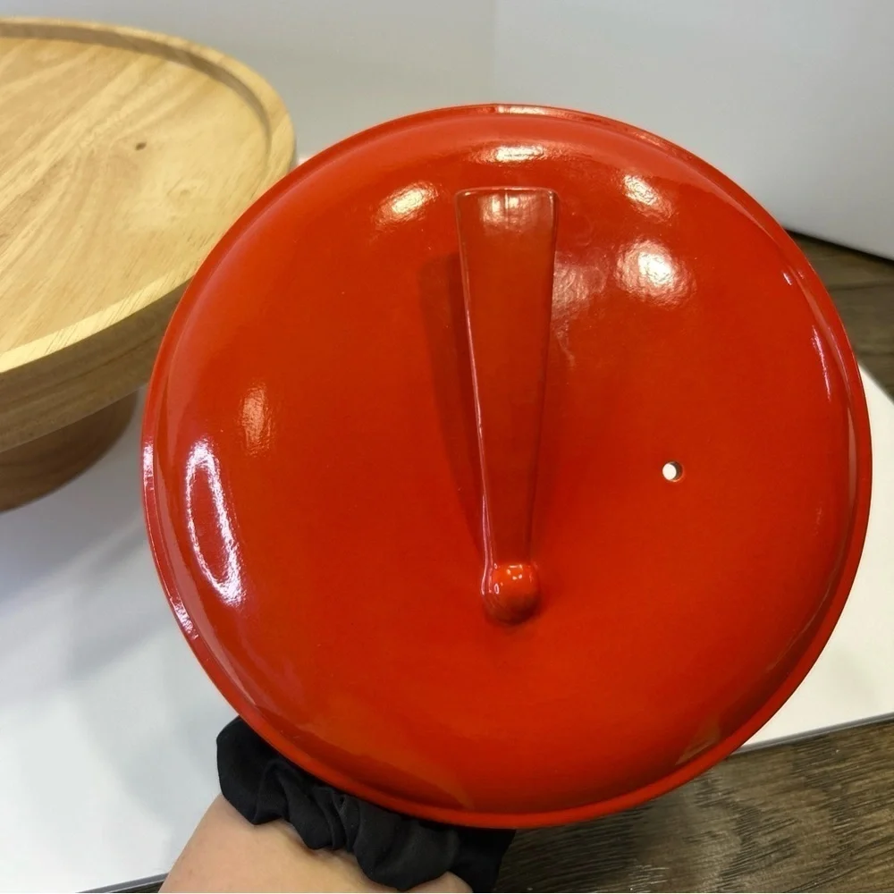 Halls Kitchenware Sundial Red Vegetable Server Superior Quality LID ONLY